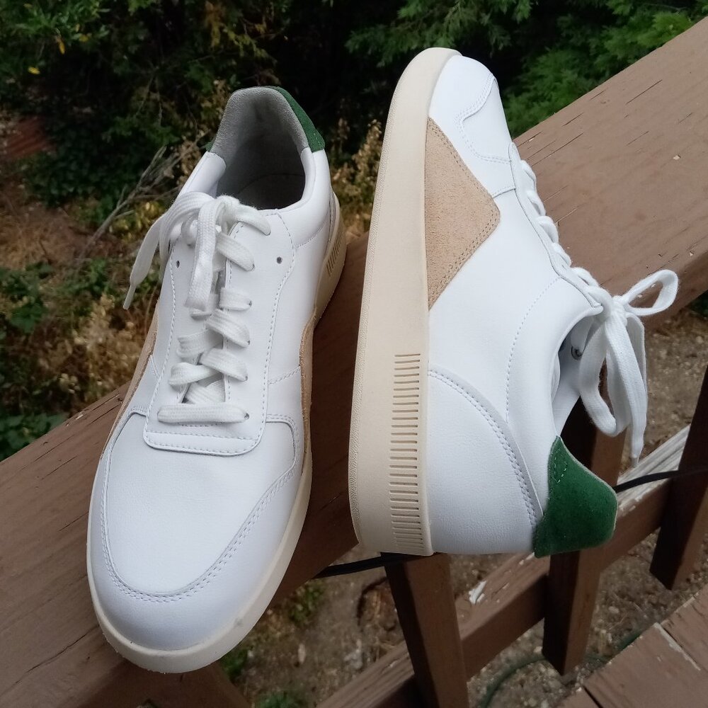 Everlane ReLeather white sneakers sz 9 (men's sz 7) NEW (#ES14)